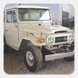 Sticker Carré Toyota Land Cruiser BJ40