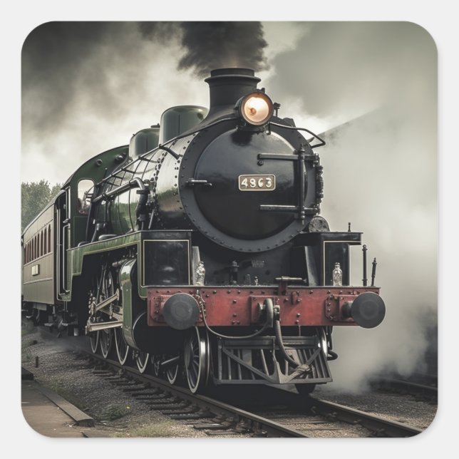 Sticker Carré Train (Devant)