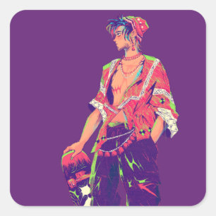 Sticker Carré Trans Man FTM