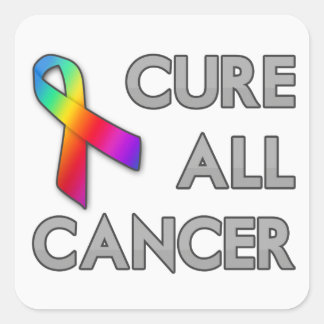 Sticker Carré Traure tous les cancers