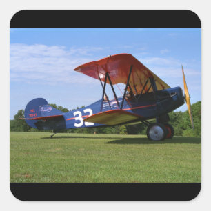 Sticker Carré Travil Air, 3000, 1928, Blakesburg_Classic Aviatio