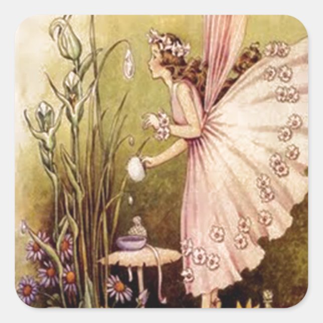 Sticker Carré Très agréable (Devant)