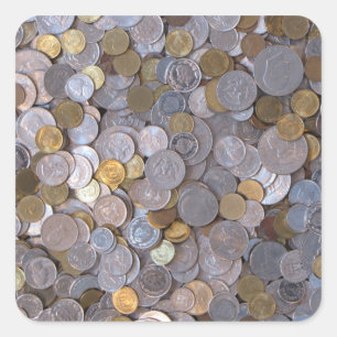 Sticker Carré Trésor des pirates