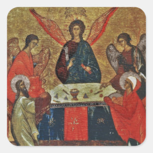 Sticker Carré Trinité avec les saints