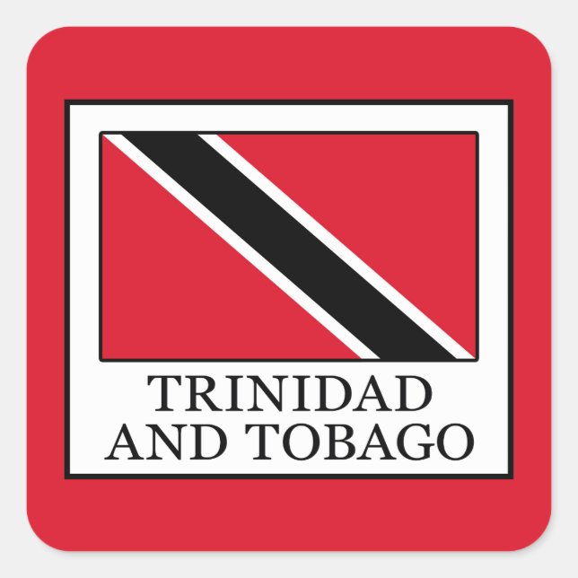 Sticker Carré Trinité-et-Tobago (Devant)