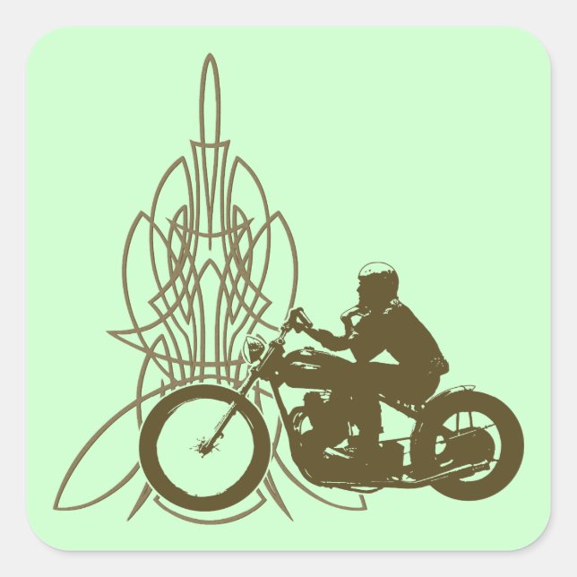 Sticker Carré Triomphe vintage (Devant)