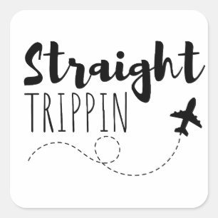 Sticker Carré Trippin droit