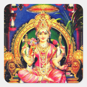 Sticker Carré Tripura Sundari (Lalita)