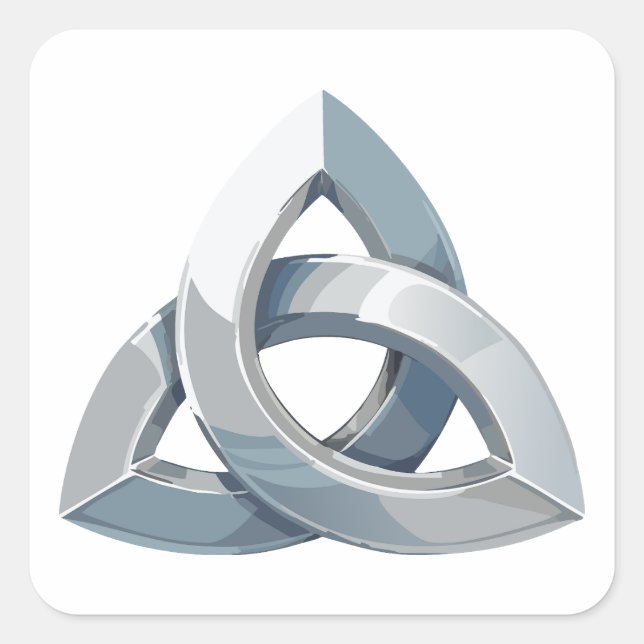 Sticker Carré Triquetra (Devant)