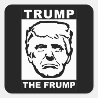 Sticker Carré tromper le frump