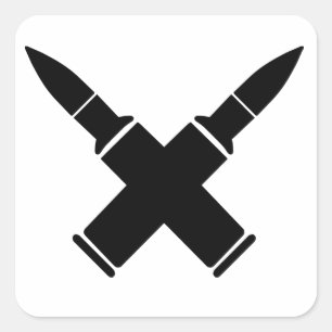 Sticker Carré Trou de puce