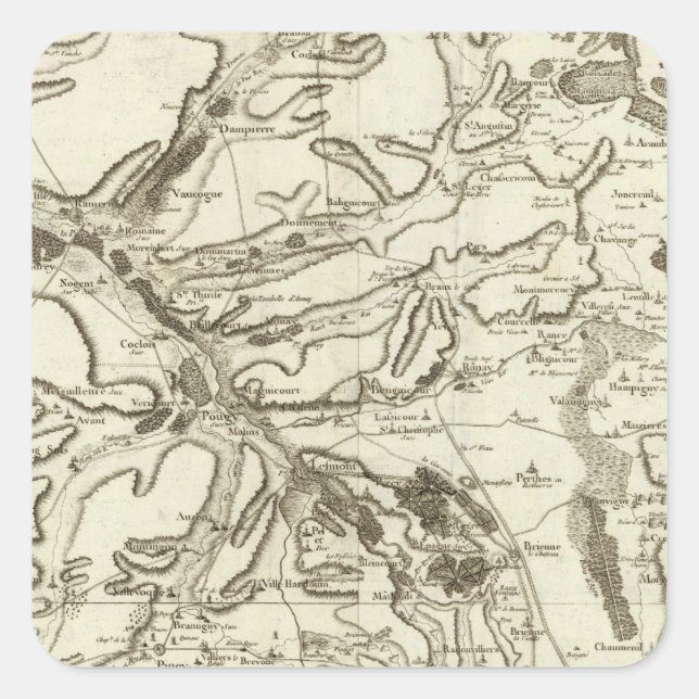 Sticker Carré Troyes (Devant)