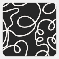Trucs De Brosse Abstrait Noir Et Blanc