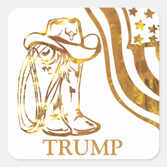 STICKER CARRÉ TRUMP (Devant)