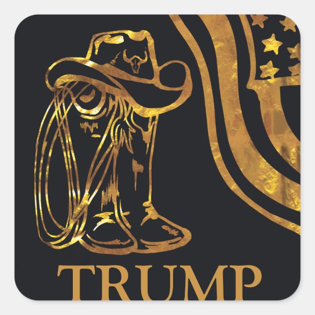 STICKER CARRÉ TRUMP (Devant)