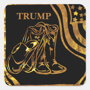 STICKER CARRÉ TRUMP