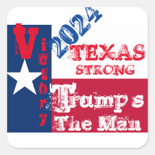 STICKER CARRÉ TRUMP 2024