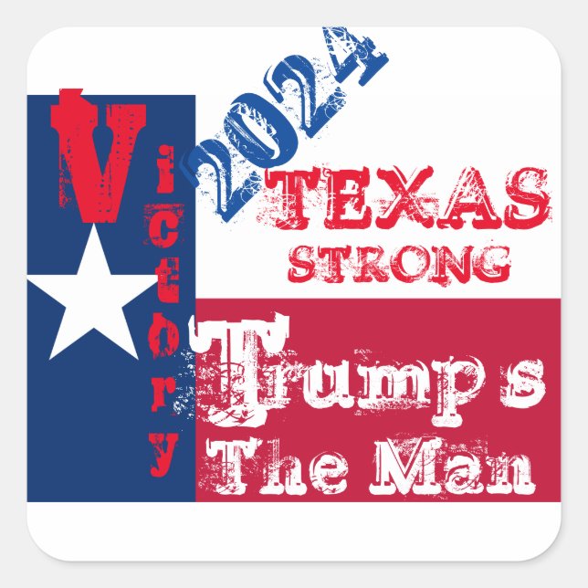 STICKER CARRÉ TRUMP 2024 (Devant)
