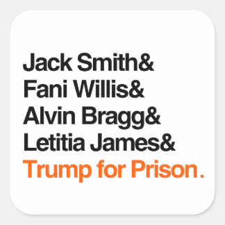 Sticker Carré Trump en prison