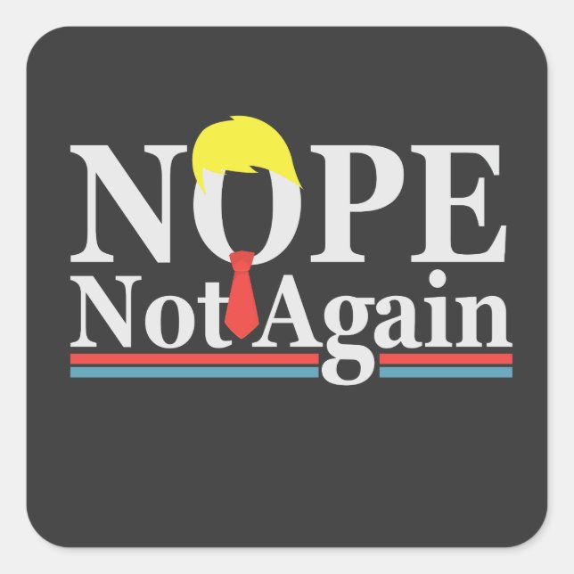 Sticker Carré Trump républicain républicain à la présidence ne p (Devant)