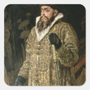 Sticker Carré Tsar Ivan IV Vasilyevich "" le 1897 terrible