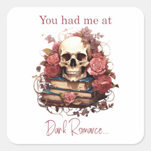 Sticker Carré Tu m'as eu à Dark Romance