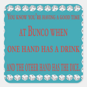 Sticker Carré tu sais que tu t'amuses bien