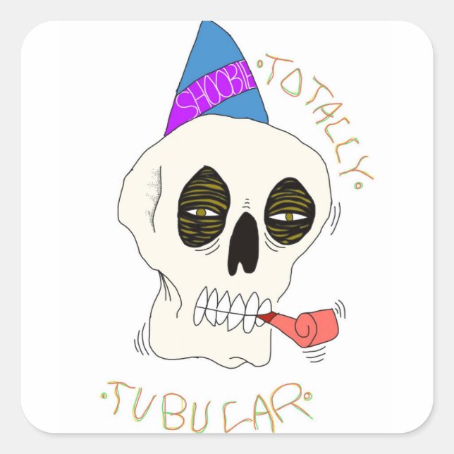 Sticker Carré Tubulaire (Devant)