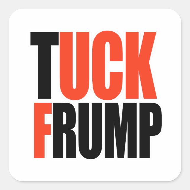 STICKER CARRÉ TUCK FRUMP (Devant)