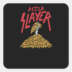 Sticker Carré Tueur de Pizza