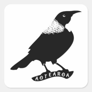 Sticker Carré Tui Nouvelle-Zélande / Aotearoa