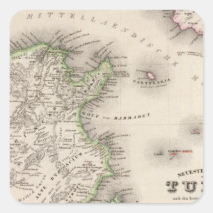 Sticker Carré Tunisie