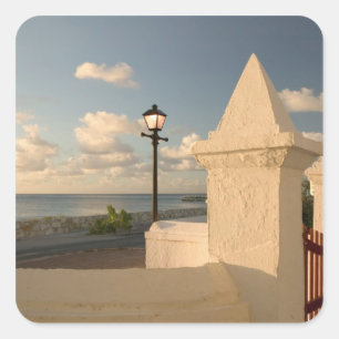 Sticker Carré Turks and Caicos, île de Grand Turk, Cockburn