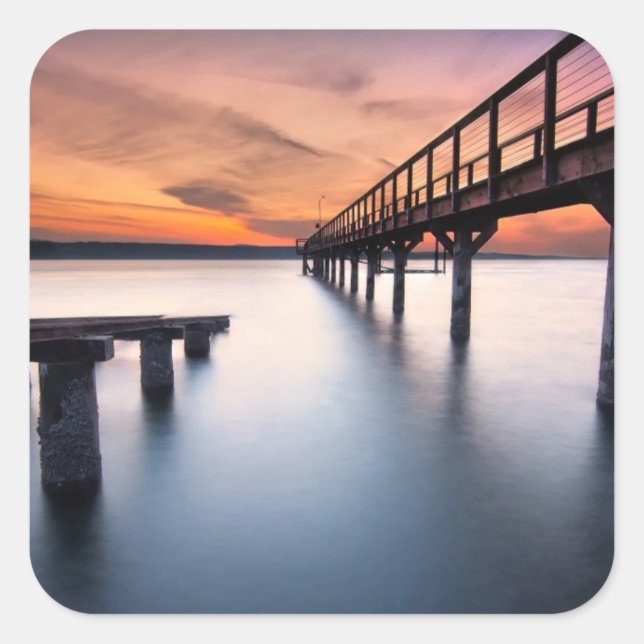 Sticker Carré Twin spits (Devant)