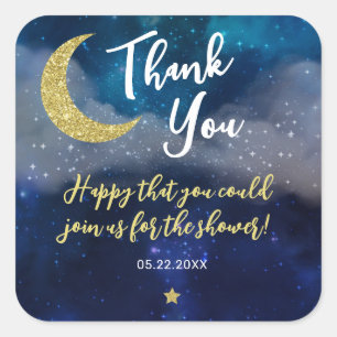 Sticker Carré Twinkle Twinkle Little Star Baby shower