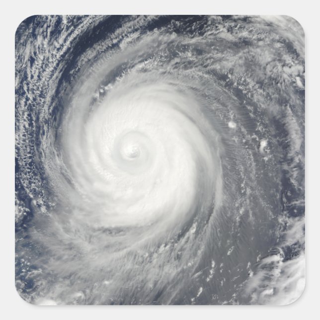 Sticker Carré Typhon Choi-wan au sud du Japon, Océan Pacifique (Devant)