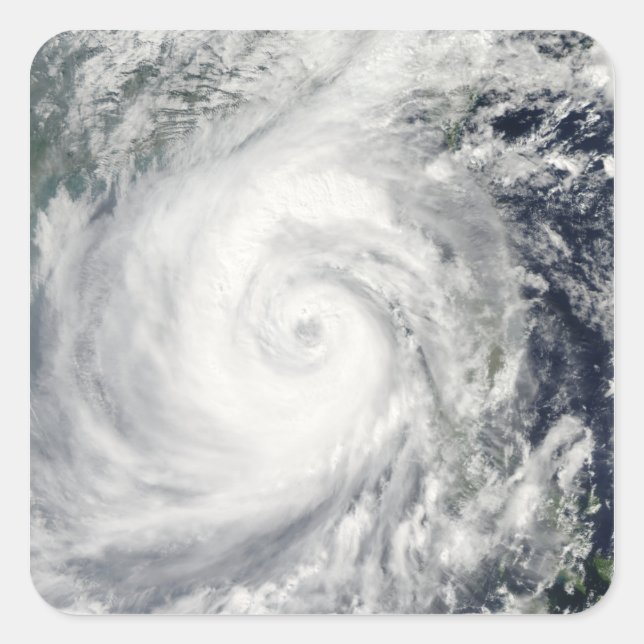 Sticker Carré Typhon Megi 2 (Devant)