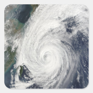 Sticker Carré Typhoon Tokage au sud du Japon