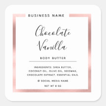 Typographie moderne minimaliste cadre en or rose b