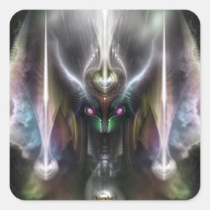 Sticker Carré Tyrinan Le Dieu Horikine de la guerre