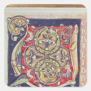 Sticker Carré 'U' initial historique