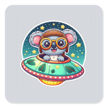 UFO Funny Koala