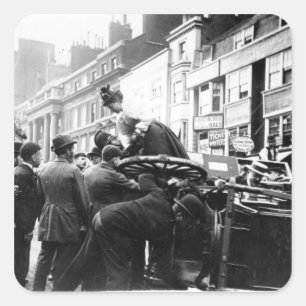 Sticker Carré Un accident de rue