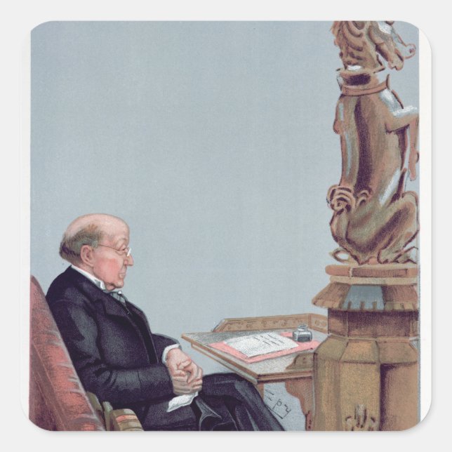 Sticker Carré Un avocat écossais (Devant)