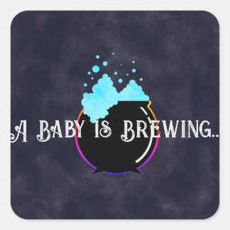 Sticker Carré Un bébé brasse