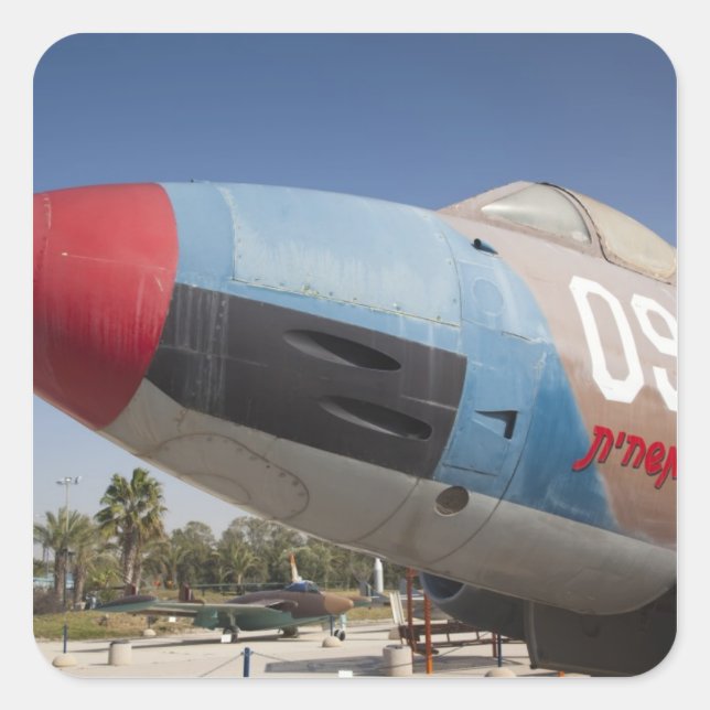 Sticker Carré Un bombardier Vautour construit en France (Devant)