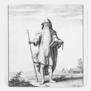 Sticker Carré Un druide