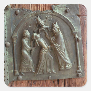 Sticker Carré Un exorcisme, panneau de la porte droite, 12ème