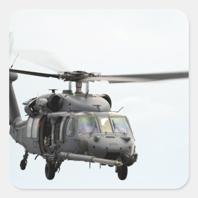 Sticker Carré Un hélicoptère HH-60 Pave Hawk (Devant)