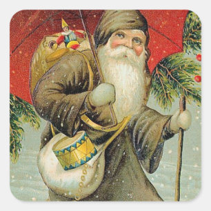 Sticker Carré Un joyeux Noël pour vous